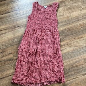 Elegant Red Sleeveless Dress